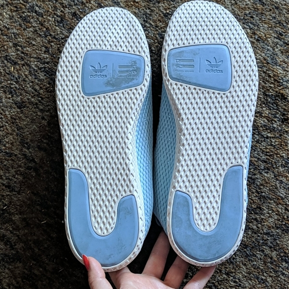 Icy Blue Pharrell Adidas Tennis HU - Picture 4 of 4